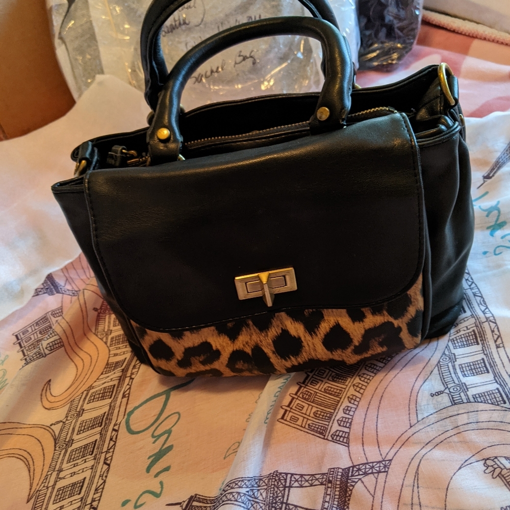 Vintage Leather Satchel Purse - Picture 2 of 15